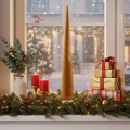 Decoratieve slanke kerstboom, hoge kerstboomversiering, 80 cm | Floristik24.nl