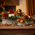 Langwerpige wilgenplantenbak met folie, decoratieve schaal, 45 cm, 1 set | Floristik24.nl