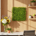 Kunstmatige buxusplantmat 55x55 cm voor decoratieve wanddecoratie | Floristik24.nl