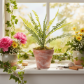 Kunstmatige varentak, kunstmatige groene plant voor decoratie, 45 cm | Floristik24.nl