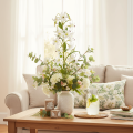 Kunstmatige witte lelie met lange bloemtak, decoratief, 80 cm | Floristik24.nl