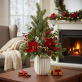 Kunstmatige dennentak, decoratieve tak, kunstmatig als kerstversiering, 65 cm, 3 stuks | Floristik24.nl