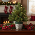 Kunstmatige groene dennentakken voor winterdecoratie, 25 cm, 24 stuks | Floristik24.nl