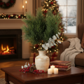 Kunstmatige dennentakken voor winterdecoratie, 40 cm, 4 stuks | Floristik24.nl