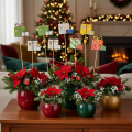 Cadeauset met plantenetiketten, houten design, 31 cm, 12 stuks | Floristik24.nl