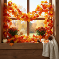 Kunstmatige esdoornbladerenslinger, herfstdecoratie, 170 cm | Floristik24.nl