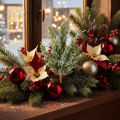Kunstmatig met sneeuw bedekte dennentak voor bloemstukken en adventsdecoraties, 40 cm, 3 stuks | Floristik24.nl