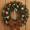 Kerstornament van glas in de vorm van een zuurstok, nostalgische kerstboomversiering, 22 cm | Floristik24.nl