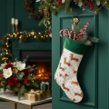 Kerstsok met teckelmotief, 50 cm | Floristik24.nl