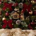 Kerstboomversiering: parfumflesje en lippenstift met luipaardprint, 11 cm, 2 stuks | Floristik24.nl
