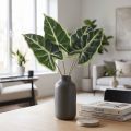 Alocasia Olifant Oorpijl Blad Kunstplanten Groen 55cm | Floristik24.nl