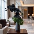 Orchidee ter decoratie Zwart 54cm | Floristik24.nl