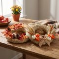 Strokrans voor decoratie en bloemstukken, 18 cm, 2 stuks | Floristik24.nl