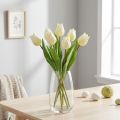 Decoratieve Tulpen Kunstbloemen Wit Crème 20cm 6 st. | Floristik24.nl
