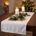 Sneeuwdeken mica sneeuwtapijt met zilveren glitters 120×80cm | Floristik24.nl