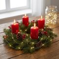 Fairy Lights 50 Micro LED Warm Wit Timer Voor Batterij 6 stuks | Floristik24.nl