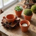 Bloempot van klei Ø7cm hoog 6cm 10 stuks | Floristik24.nl