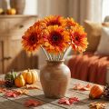 Gerbera kunstbloem, kunstbloem oranje Ø11cm 50cm | Floristik24.nl