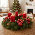 Mini kerstballen rood mat/glanzend Ø2,5cm 22 stuks | Floristik24.nl