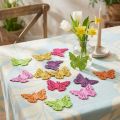 Strooidecoratie vlinder houten tafeldecoratie lente 4×3cm 72 st | Floristik24.nl