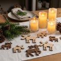 Mix rendieren voor het strooien bruin, naturel 3cm – 5cm 72 st | Floristik24.nl