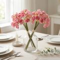 Kunstboeket van ranunculusbloemen, stijlvolle tafeldecoratie, 32 cm, 5 stuks | Floristik24.nl