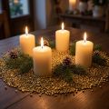 Decoratiekorrels geel goud sierstenen geel 2mm - 3mm 2kg | Floristik24.nl