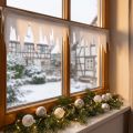 IJspegel deco wit met glitter 2m | Floristik24.nl
