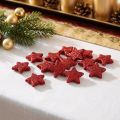 Strooidecoratie sterren rood 2,5cm mica 96 st | Floristik24.nl
