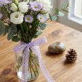 Decoratief lint bloem decoratief lint paars decoratief lint B16mm L20m | Floristik24.nl