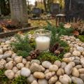 Rivierkiezels naturel crème 3-5cm 1kg | Floristik24.nl