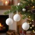 Sneeuwballen decohanger kunstsneeuw Ø5,5cm 6st | Floristik24.nl