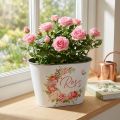 Plantenbak, decoratieve potrozen, bloemenschaal L19cm H12.5cm | Floristik24.nl