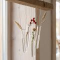 Reageerbuis decoratief glas om minivaasje op te hangen Ø2,4cm H22,5cm | Floristik24.nl