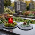 Natuurleisteen ronde onderzetters zwart Ø10cm 6 st | Floristik24.nl