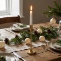 Kandelaar gouden stokkaarshouder metaal H26cm | Floristik24.nl