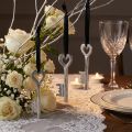 Decoratieve zilveren sleutels voor bruiloften, feesten en ramen - Set van 6 (4x11cm) | Floristik24.nl