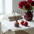 Kamergeur diffuser granaatappel geurstokjes glas 75ml | Floristik24.nl