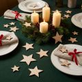 Strooidecoratie kerststerren naturel bruin Ø3–5,5cm 48 st | Floristik24.nl