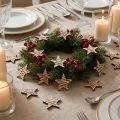 Strooidecoratie houten sterren Kerst naturel Ø4cm 72 st | Floristik24.nl