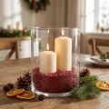 Decoratieve korrels, bordeauxrode sierstenen 2 mm - 3 mm 2 kg | Floristik24.nl