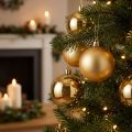 Kerstbal goud 10cm 4 st | Floristik24.nl