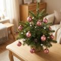 Mini kerstbal oudroze glazen bollen Ø2,5cm 22 stuks | Floristik24.nl