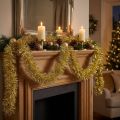 Glamoureuze gouden klatergoudslinger 270 cm – Perfect voor feestelijke en elegante decoraties | Floristik24.nl