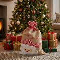 Jute tas, jute tas Kerstmis, cadeautas groot 50×35cm | Floristik24.nl