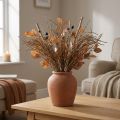 Gras Bush Bruin Kunstmatige Droge Decoratie Herfst Decoratie 48cm | Floristik24.nl
