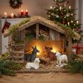Kerststal Set van 4 figuren | Floristik24.nl