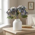Kunstbloemen in blauwe hortensia groot Ø15cm L58cm 2st | Floristik24.nl