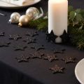 Mini glitterster zwart 2,5 cm 96 stuks | Floristik24.nl