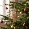 Engelenkrans, kerstversiering, engel om op te hangen, metalen hanger Gouden H14cm B15.5 | Floristik24.nl